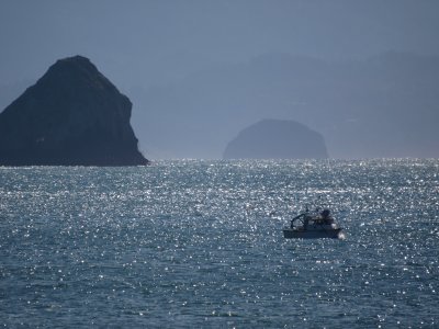 Crab Boat Working Off Port Orford