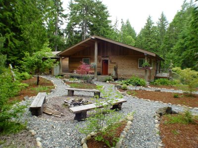 Gardens and front door.