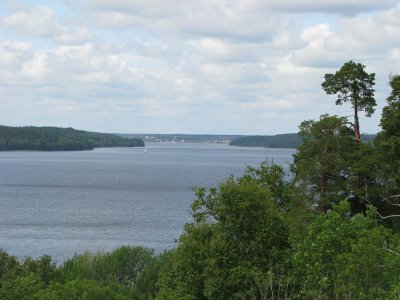 Utsikten frn Runsa fornborg mot Sigtuna