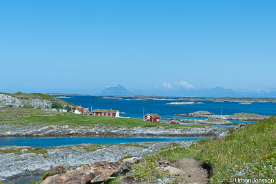 Vy norrut från Lovund