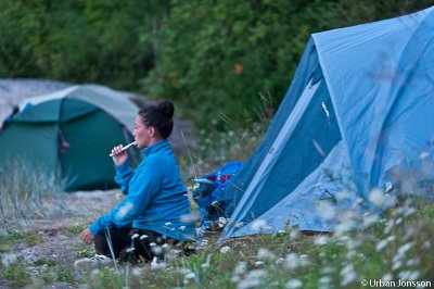 Vildan frn lagnord hade frgmatchat med tltet, nr hon borstade tnderna...