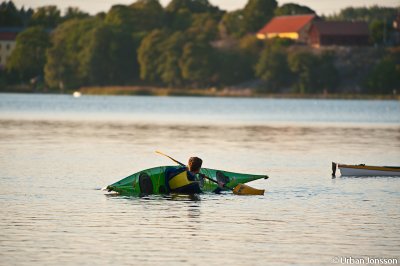 Knna p kajakens slutstabilitet med flottr