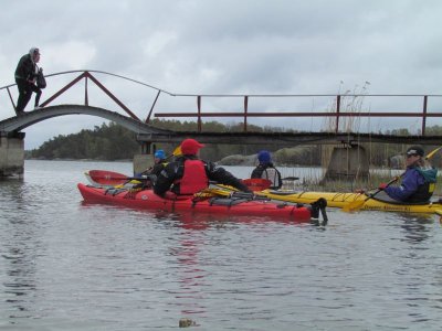 P vg under bron vid Stensund