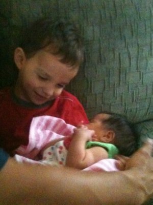 Anderson is such a good big brother