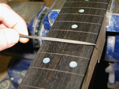 Day 5 - Opening Up Fret Slots