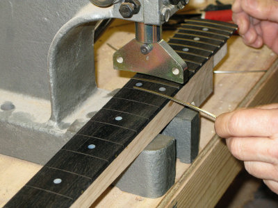 Day 5 - Pressing In Fret Wire