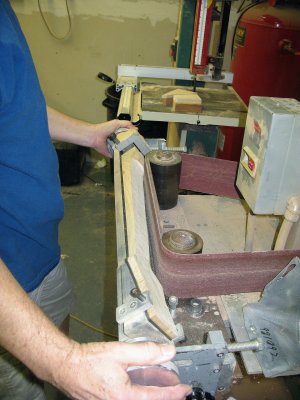 Day 6 - Shaping The Neck - Belt Sander