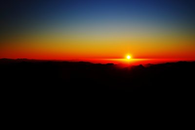 The sunrise on Mt Sinai ճ
