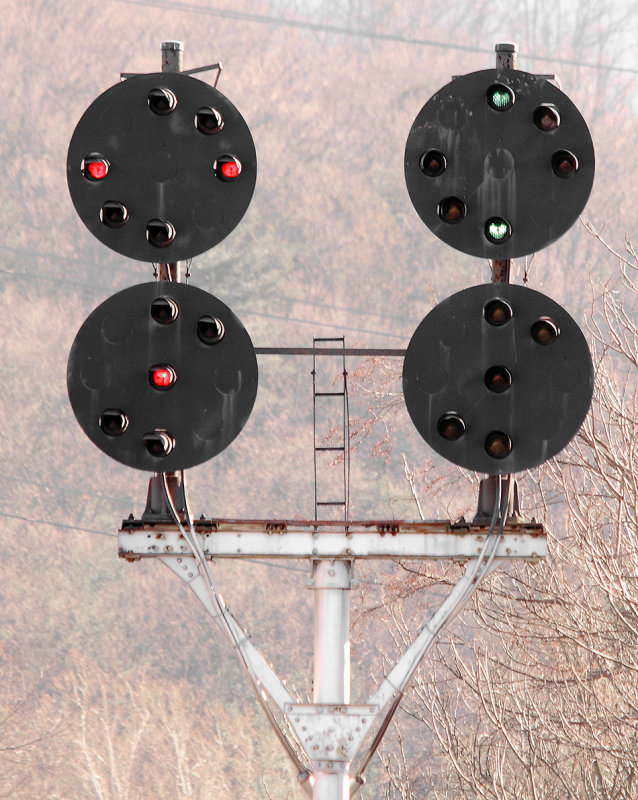 CPLs stand guard over the crossovers at Singer