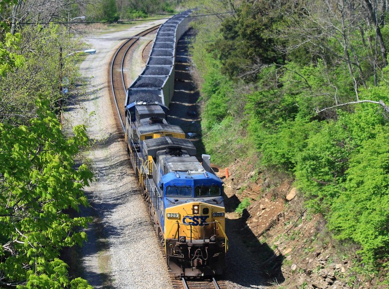 NS 70K is shoving the loads into the KU power plant at Brown 