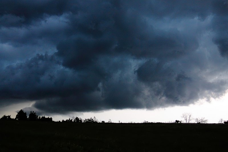 Leading Edge of Storm, Northern Mercer County