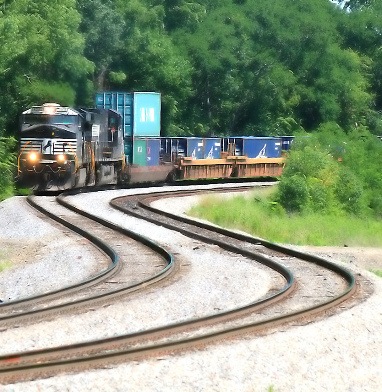 NS 22A at Turtle Tree Curve in Waddy..