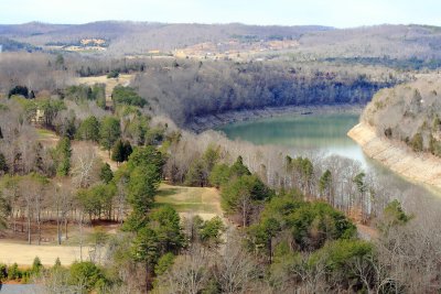 Looking over Lake Cumberland, from Garlands Bend. 