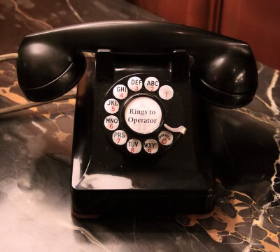 Old School Telephonic communication device at the Hotel Roanoke 