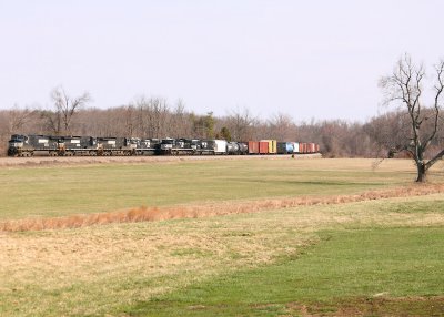 NS 179 passes the 167 at Bowen 