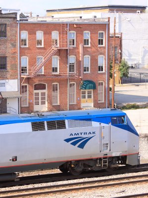 Amtrak #20, downtown Birmingham 