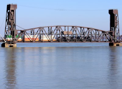 Northbound crossing the mighty TN river at Decatur 