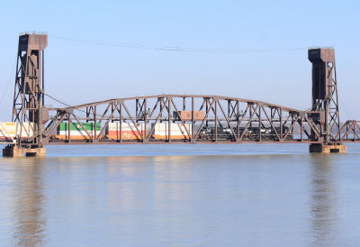 Northbound crossing the mighty TN river at Decatur