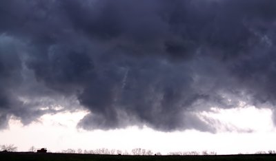 Leading Edge of Storm, Northern Mercer County 