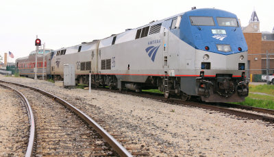 A private car charter from Chicago lays over at Union Station in Louisville
