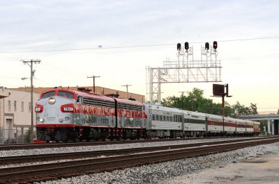 After unloading passengers at Central Ave., the RCJ train heads to the CSX yard to be turned