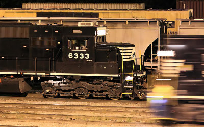 EMD's in the night at Danville 