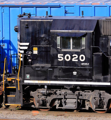 NS GP38-2 #5020 in the East yard at Danville 