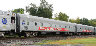 NS 048, the Ringling Brothers Circus train  Blue Unit 