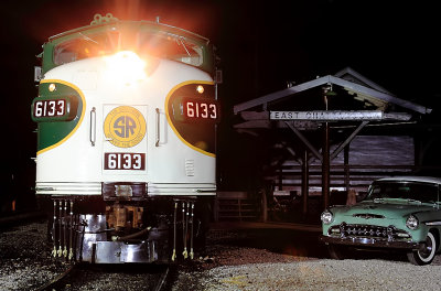 Southern 6133 at the East Chattanooga depot 