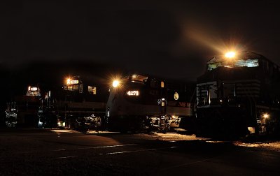 Nighttime lineup at TVRM Grand Junction