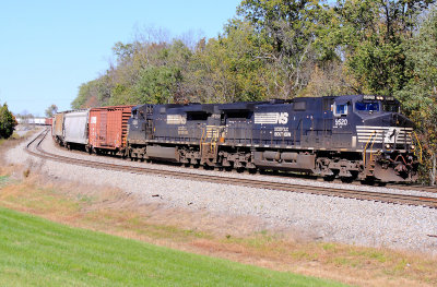 Eastbound train 111 at Waddy