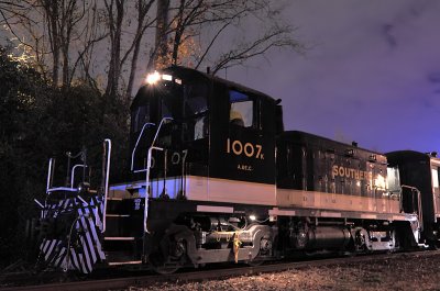 SR 1007 in football train service for a UT home game 