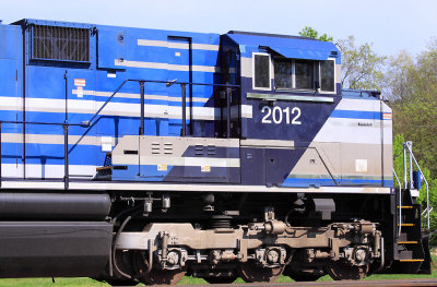 EMDX 2012, NS train 58A at Burnside KY 