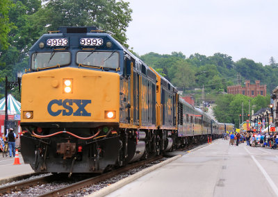The 2012 CSX Derby train in Downtown Frankfort 