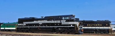 New York Central 1066 with a Southern background 