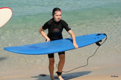 Surfing at Trigg Beach