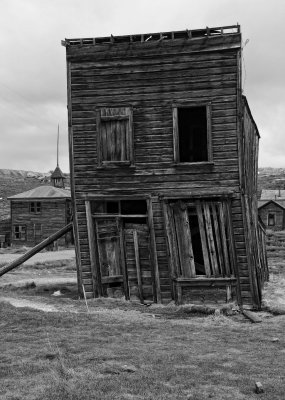 Bodie Shack (Swazey Hotel) B&W version