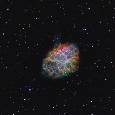 Crab Nebula Narrowband