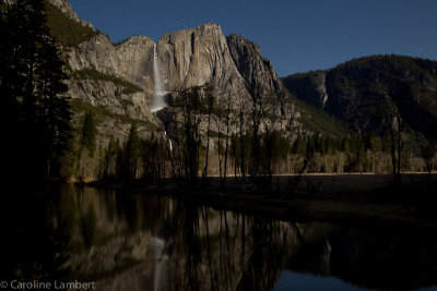 Yosemite Falls from Swinging Bridge