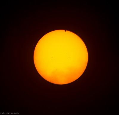 Venus transit - ingress