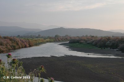 Tsiknias river mouth
