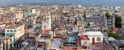 Cityscape from Barcardi Building toward Old Havana #2