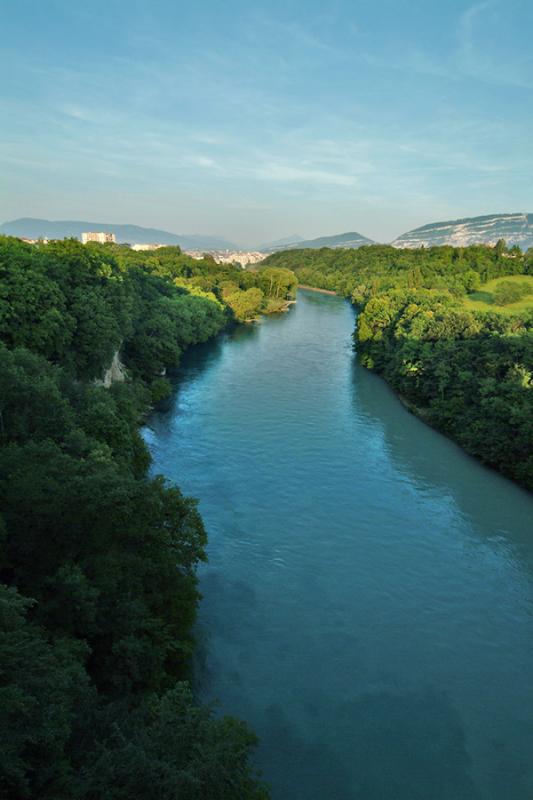 Rhone River at dusk #2