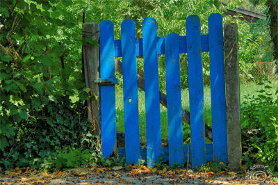 The blue gate !