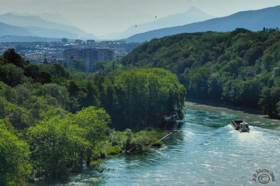 Geneva from Butin Bridge