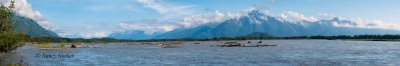 Matanuska  River at Palmer  Pano
