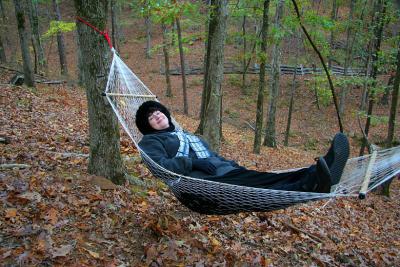 A Hamock On a Lonely Hill Is Good To Find  *  Traveller