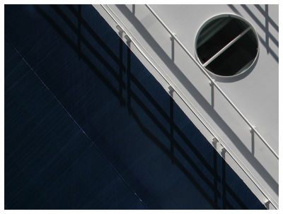 Blue on White *