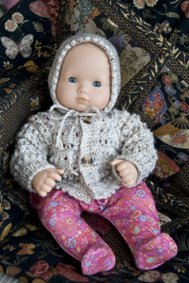 Another Sweater And Bonnet For 15-16 Baby Doll