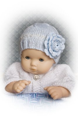 Flower Hat For 15-16 Baby Doll